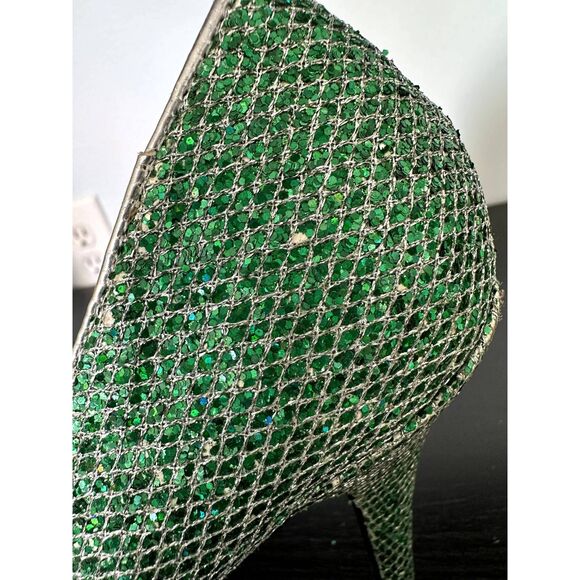 Bettie Page Green Platform Heels - Picture 15 of 16